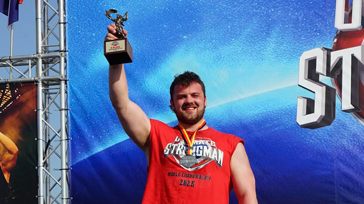 Luke Ogbourn with trophy