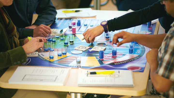 The Kaplan Business Challenge board game
