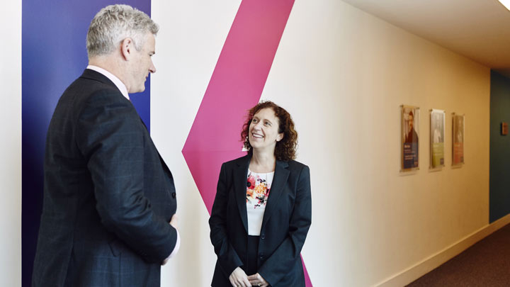 Peter Stewart, CIMA Director of Learning and Zoe Robinson, Kaplan Director of Accountancy
