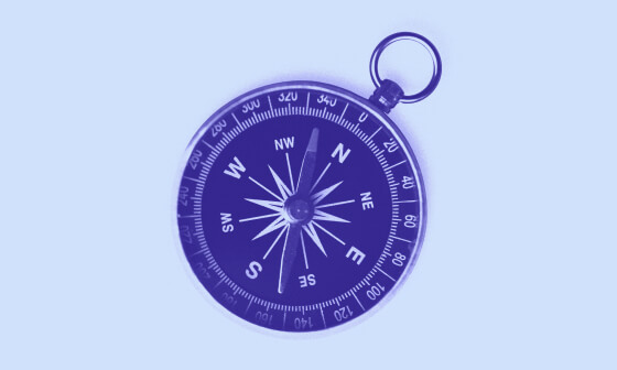 A compass