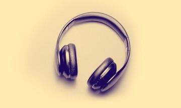 Illustration of headphones