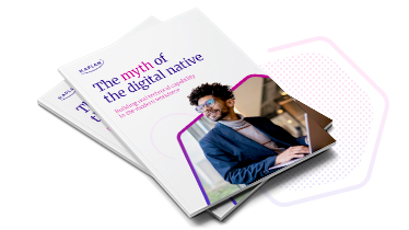 Book showing the myth of the digital native