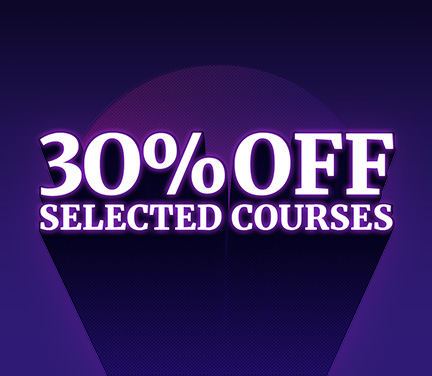 30% off selected courses