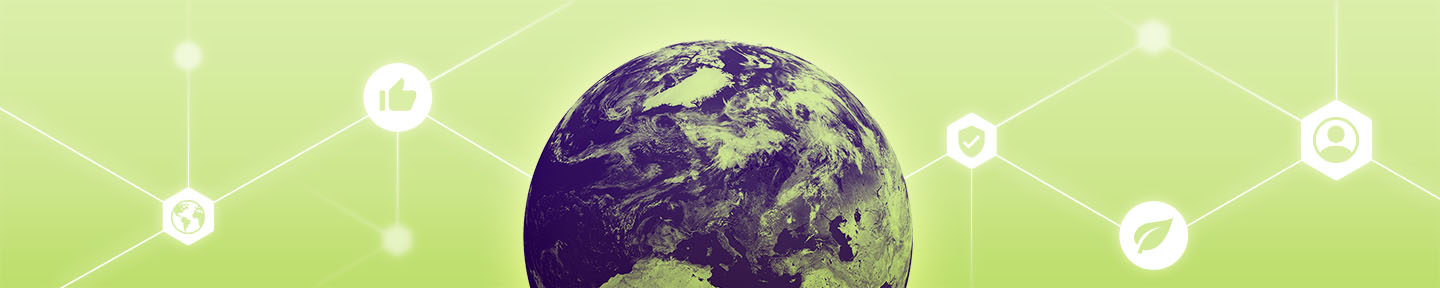 Illustration of planet Earth and picotgrams