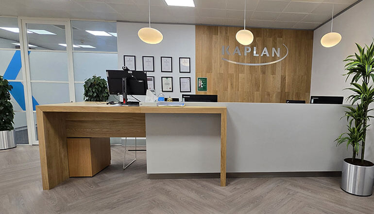 Kaplan Bristol reception area